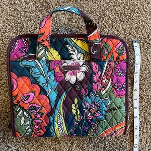Vera Bradley large hanging travel toiletries tote